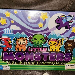 Little Monsters snakes and ladders (like chutes & ladders) game AMAZON EXCLUSIVE